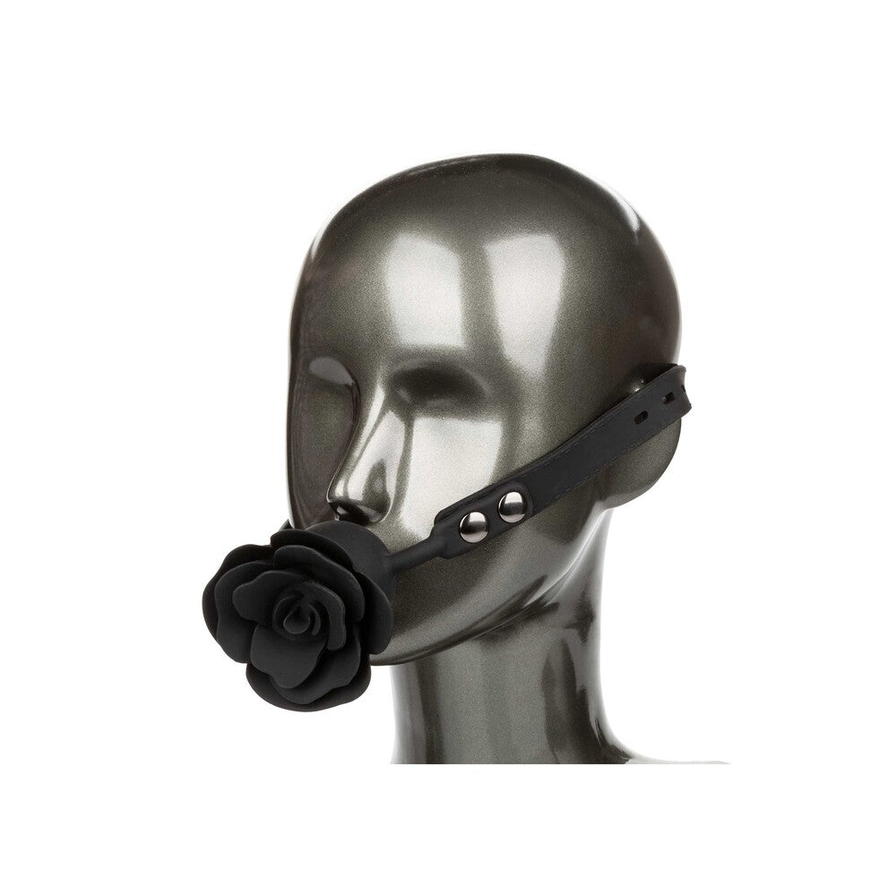 CalExotics Forbidden Removable Rose Silicone Ball Gag – Adjustable & Breathable