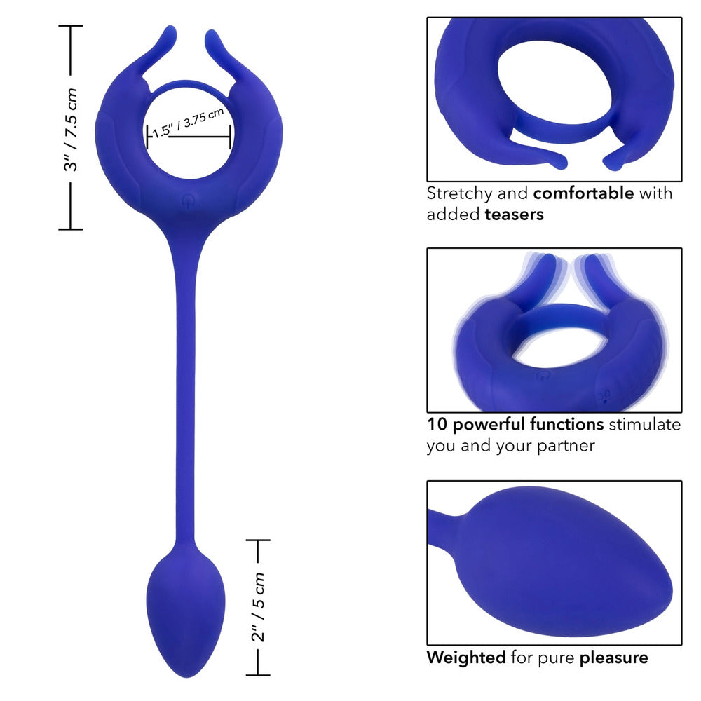 Admiral Weighted Cock Ring & Kegel Egg – Dual Stamina Trainer