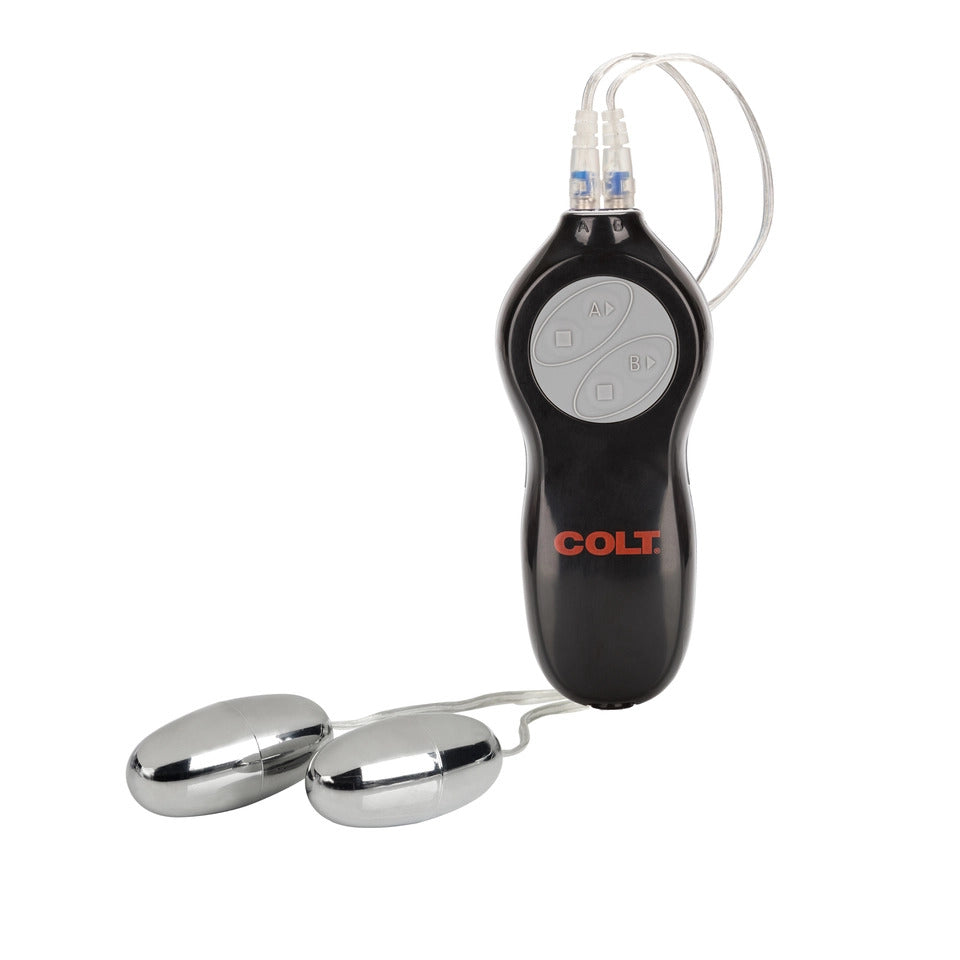 COLT Twin Turbo Bullets – 7-Function Vibrating Bullet Set for Intense Stimulation