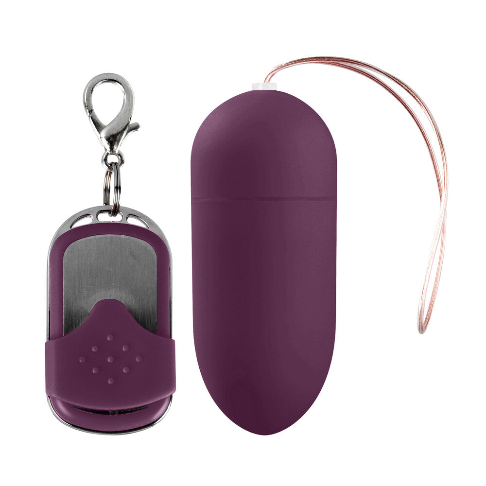 10-Speed Big Remote Control Vibrating Egg – Purple Wireless Love Egg