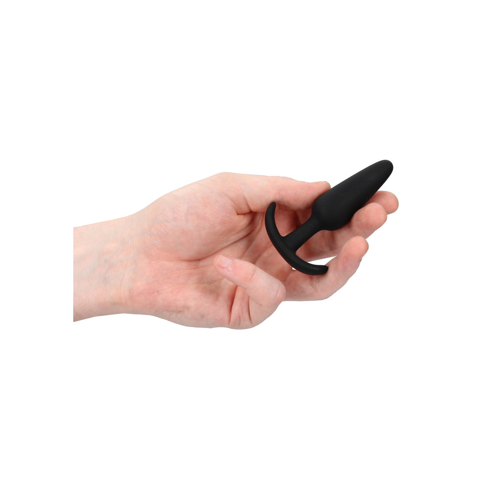 Beginners Size Slim Butt Plug Black – Medical-Grade Silicone Anal Plug