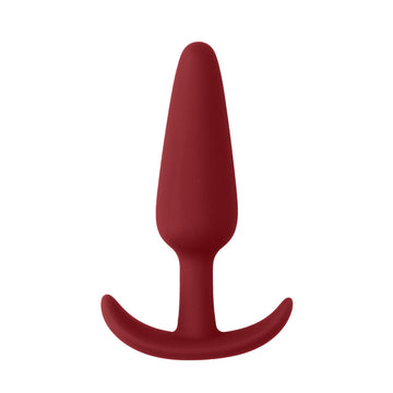 Beginners Size Slim Butt Plug Red – Medical-Grade Silicone Anal Plug