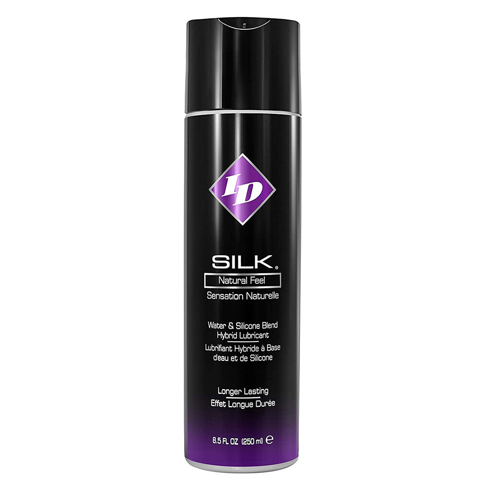 ID Silk Natural Feel Water-Based Lubricant 8.5 oz – Silky Smooth & Nourishing