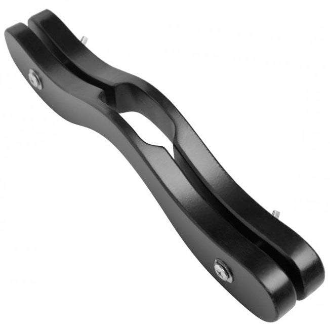 The Enforcer Black Wooden Humbler – Adjustable Male Chastity Device