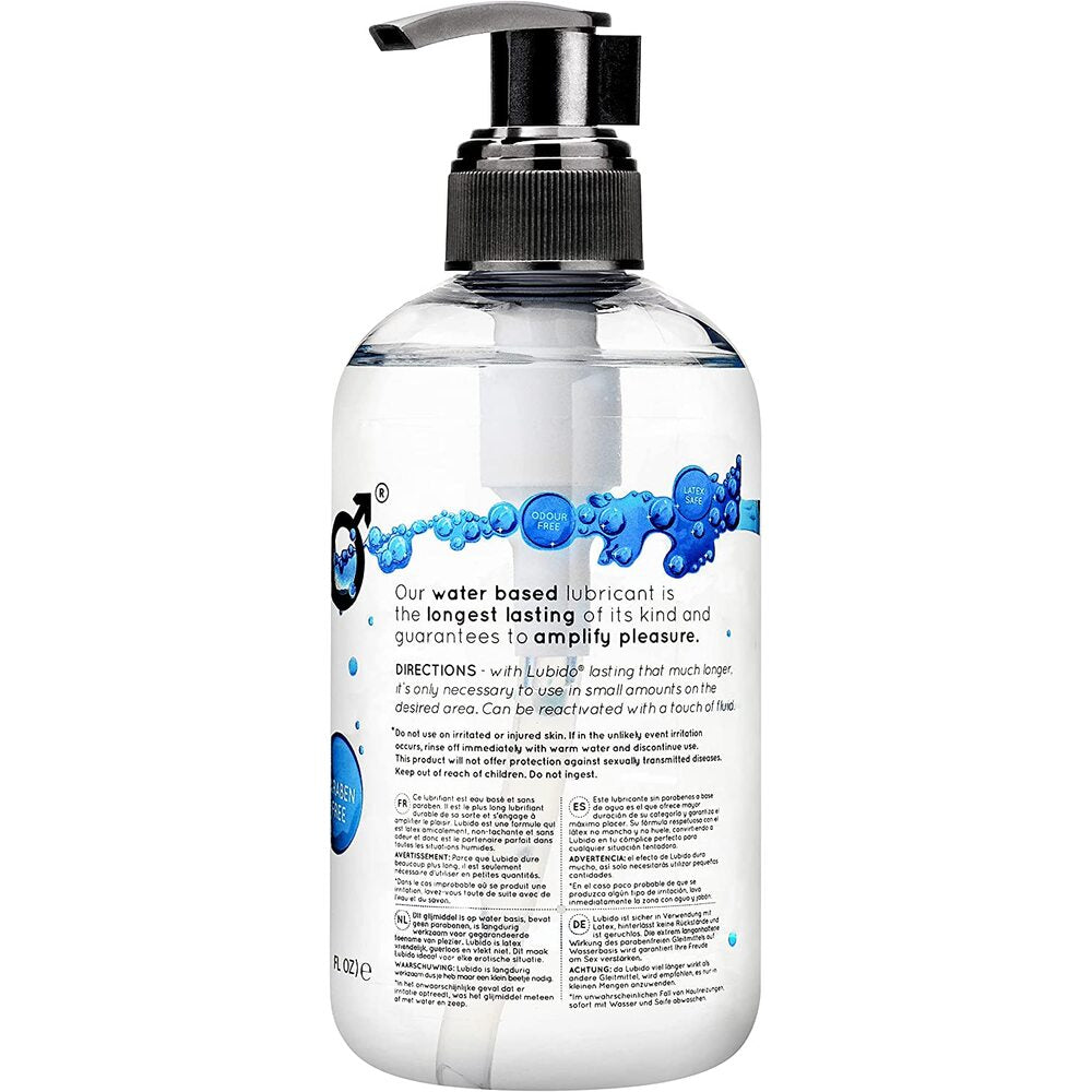 Lubido 250ml Paraben-Free Water-Based Lubricant – Long-Lasting & Safe