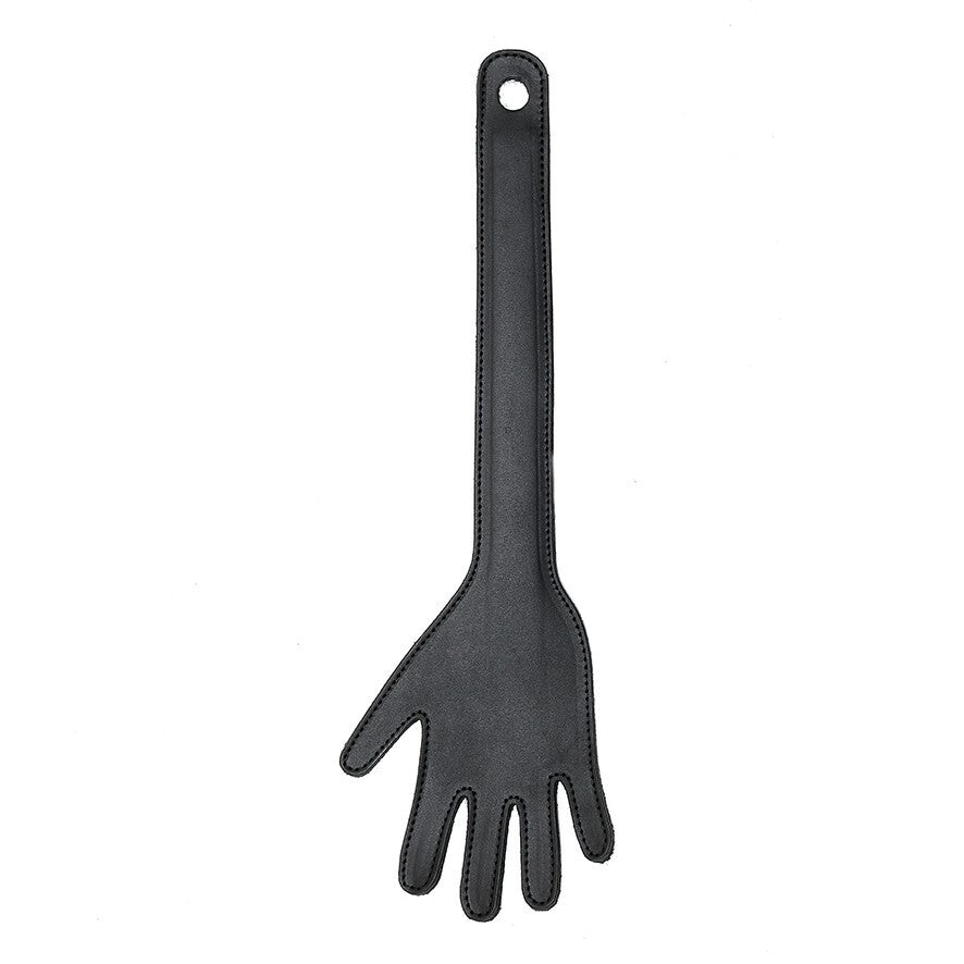 Genuine Leather Hand Whip – 15 Inch BDSM Accessory