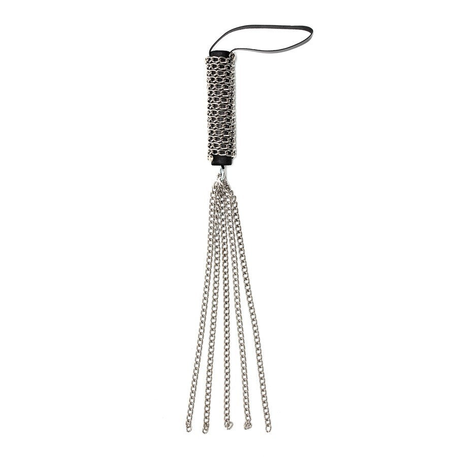 Chain Whip with 5 Tails – Heavy Stainless Steel Handle & Flexible Strands